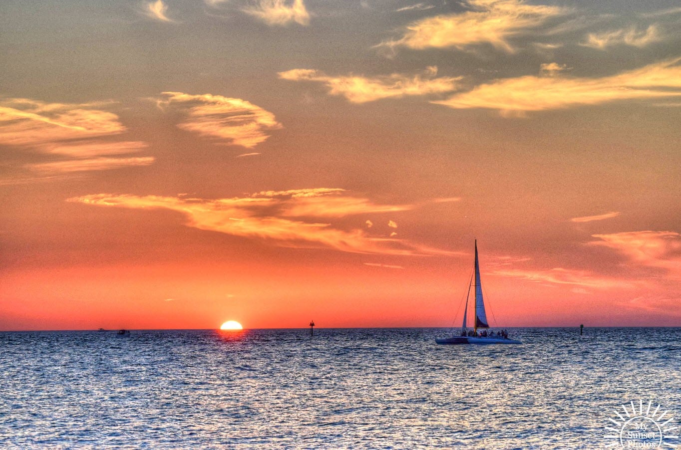 sunset sailboat cruise clearwater beach